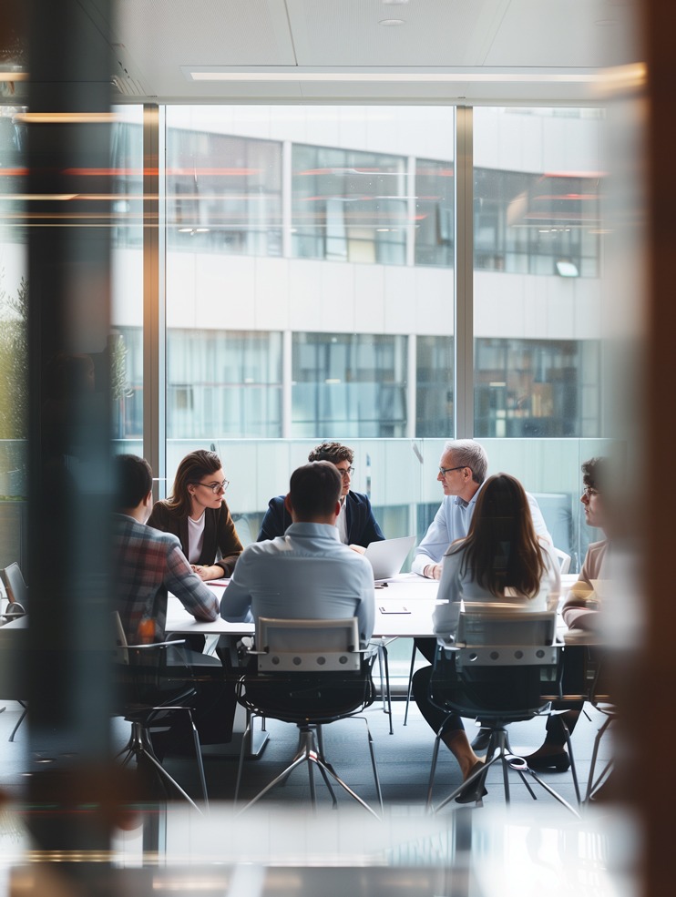 responsable en réunion